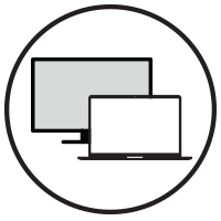 Built-in and External Displays Icon