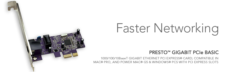 Presto Gigabit Basic PCIe
