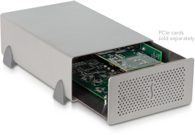 Echo Express SE Open with PCIe Card Shown