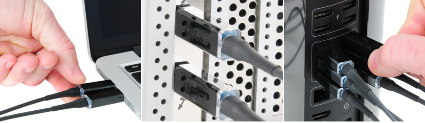 Optical Thunderbolt Cables Connections