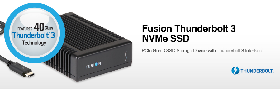 Fusion Thunderbolt 3 PCIe Flash Drive