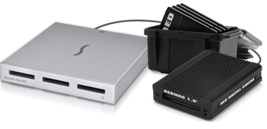 Qio E3 Connected to RED STATION REDMAG 1.8" Reader