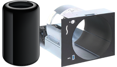 RackMac Pro with Two Mac Pros Installed