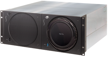 RackMac Pro with Two Mac Pros Installed