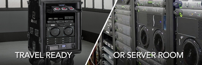 RackMac Pro with Two Mac Pros Installed